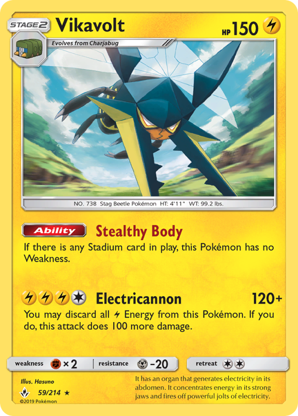 Vikavolt (59 214) [Sun & Moon: Unbroken Bonds] on Sale