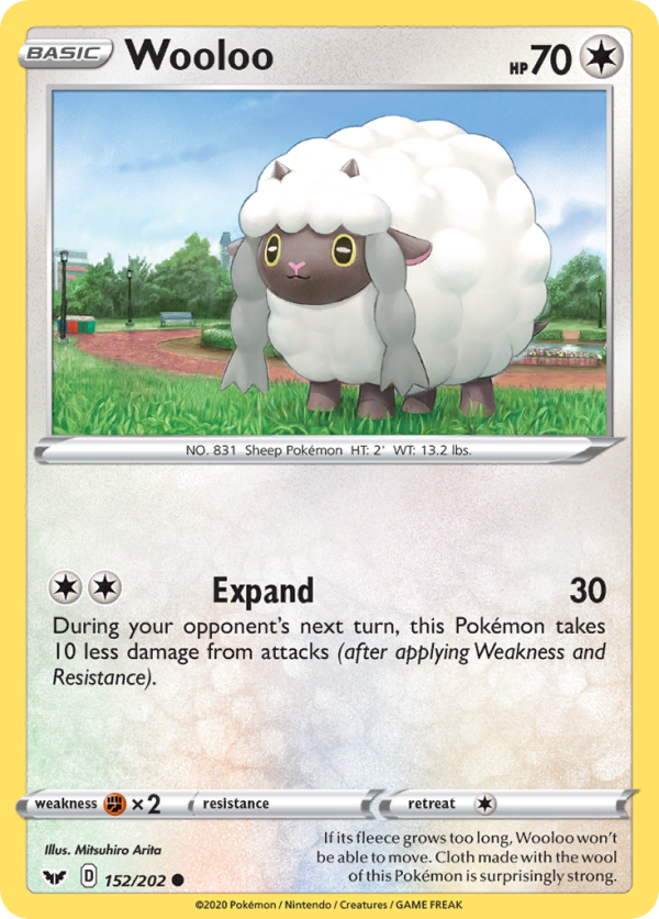 Wooloo (152 202) [Sword & Shield: Base Set] on Sale