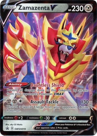 Zamazenta V (SWSH019) [Sword & Shield: Black Star Promos] Online Hot Sale