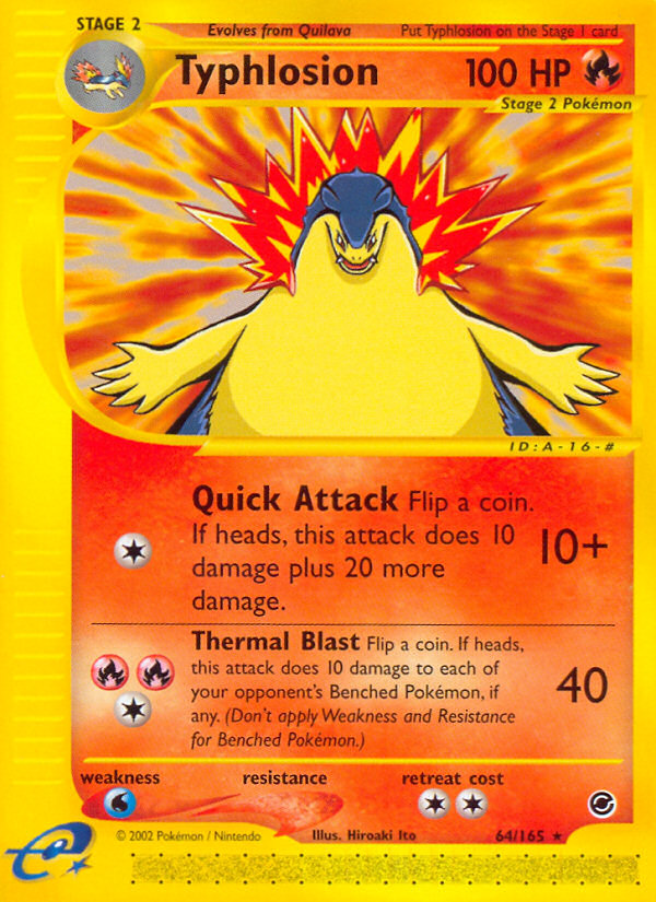 Typhlosion (64 165) [Expedition: Base Set] For Sale