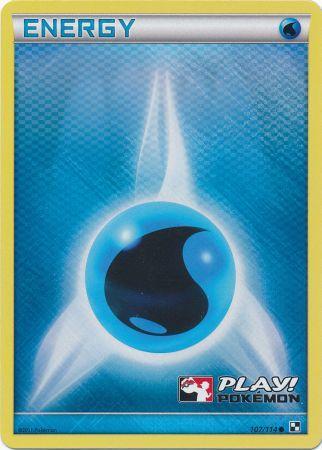 Water Energy (107 114) (Play Pokemon Promo) [Black & White: Base Set] For Sale