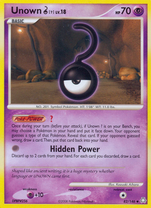 Unown ? (82 146) [Diamond & Pearl: Legends Awakened] Supply