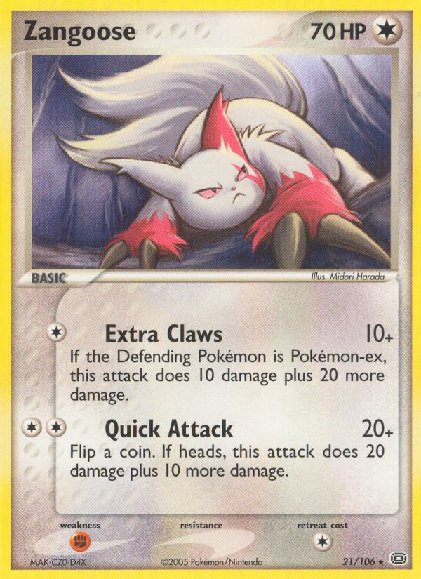 Zangoose (21 106) [EX: Emerald] For Cheap