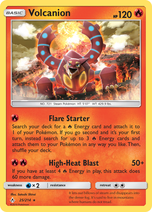 Volcanion (25 214) [Sun & Moon: Unbroken Bonds] For Discount