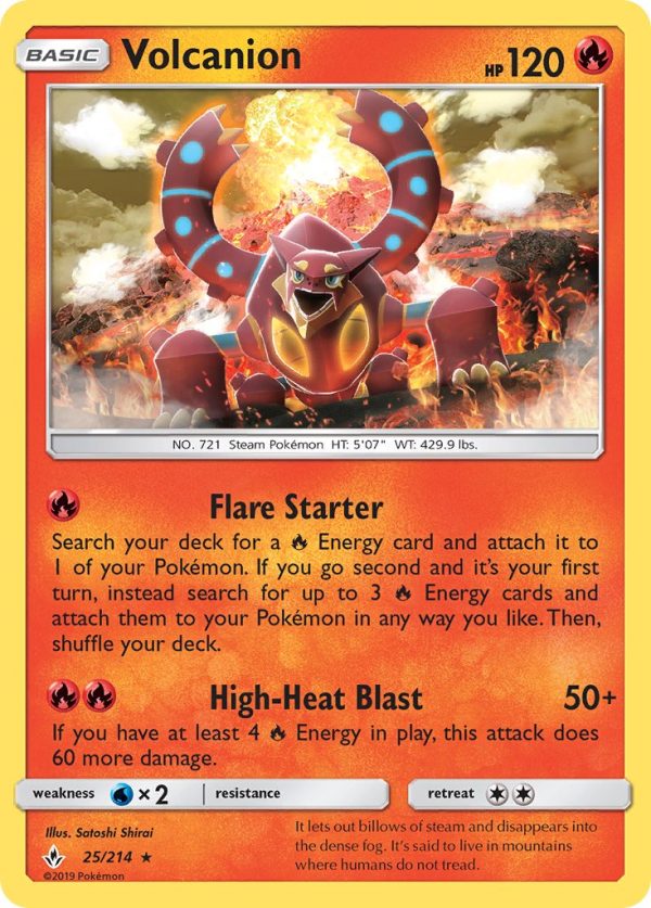 Volcanion (25 214) (Theme Deck Exclusive) [Sun & Moon: Unbroken Bonds] For Cheap