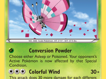 Vivillon (17 146) (Meadow Form Pink Wings) [XY: Base Set] on Sale