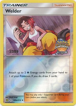 Welder (189a 214) (Regional Championship Promo Staff) [Sun & Moon: Unbroken Bonds] Cheap