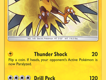 Zapdos (SM145) [Sun & Moon: Black Star Promos] Online