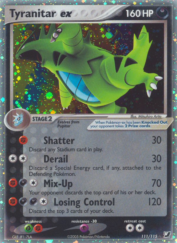 Tyranitar ex (111 115) [EX: Unseen Forces] Sale