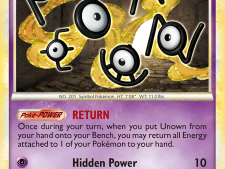 Unown (54 123) [HeartGold & SoulSilver: Base Set] Hot on Sale