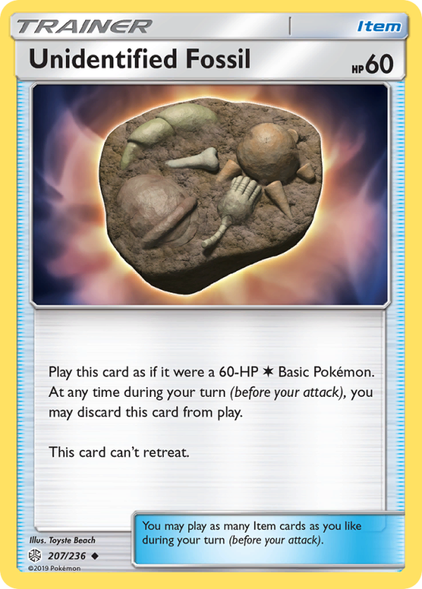 Unidentified Fossil (207 236) [Sun & Moon: Cosmic Eclipse] Online Sale