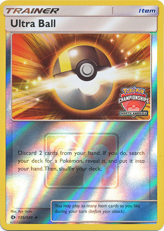 Ultra Ball (135 149) (NA Championship Promo) [Sun & Moon: Base Set] Online now