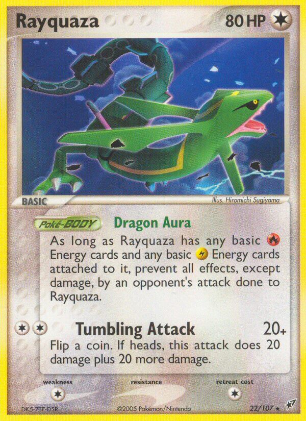 Rayquaza (22 107) (Theme Deck Exclusive) [EX: Deoxys] Fashion