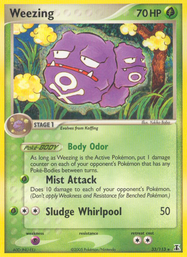 Weezing (33 113) [EX: Delta Species] Discount