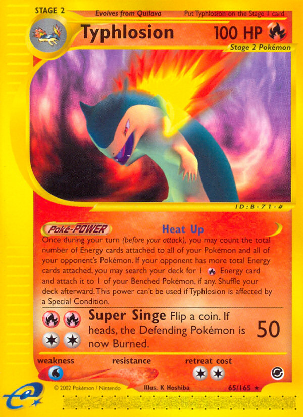 Typhlosion (65 165) [Expedition: Base Set] For Sale