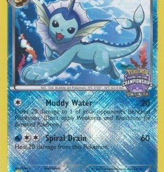 Vaporeon (25 108) (State Province Championship 2013 Promo) [Black & White: Dark Explorers] Cheap