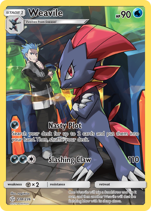 Weavile (238 236) [Sun & Moon: Cosmic Eclipse] Online