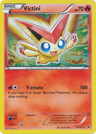 Victini (15 101) (Jumbo Card) [Black & White: Noble Victories] Discount