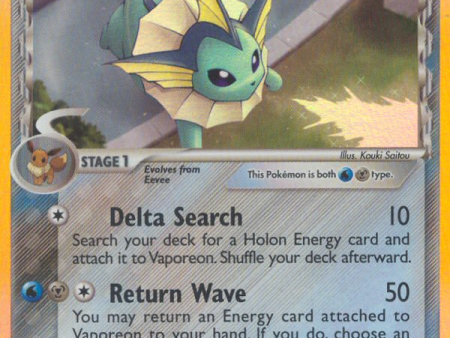 Vaporeon (18 113) (Delta Species) [EX: Delta Species] Online Sale