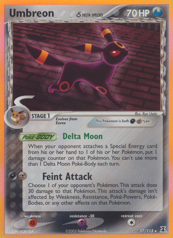 Umbreon (17 113) (Delta Species) [EX: Delta Species] Online