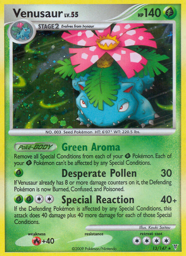 Venusaur (13 147) (Theme Deck Exclusive) [Platinum: Supreme Victors] For Sale