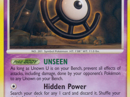 Unown U (78 146) [Diamond & Pearl: Legends Awakened] Hot on Sale