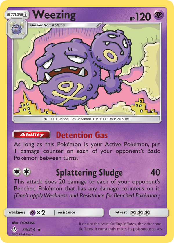 Weezing (74 214) [Sun & Moon: Unbroken Bonds] Online Sale