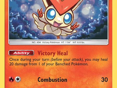 Victini (30 236) [Sun & Moon: Cosmic Eclipse] For Discount