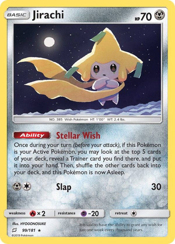 Jirachi (99 181) (Theme Deck Exclusive) [Sun & Moon: Team Up] For Discount