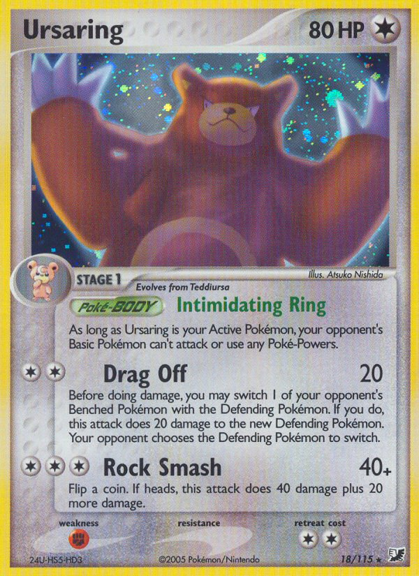 Ursaring (18 115) [EX: Unseen Forces] For Cheap