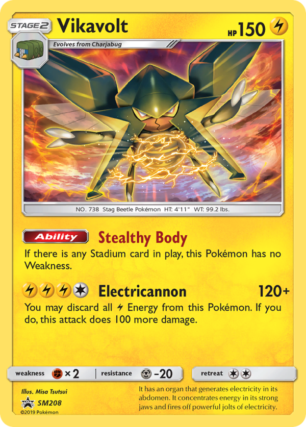 Vikavolt (SM208) [Sun & Moon: Black Star Promos] Fashion