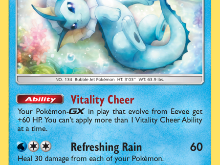 Vaporeon (42 236) [Sun & Moon: Cosmic Eclipse] Cheap