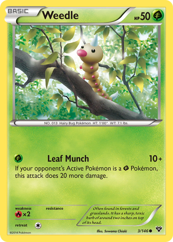 Weedle (3 146) [XY: Base Set] For Discount