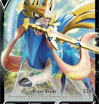 Zacian V (138 202) (Jumbo Card) [Sword & Shield: Base Set] on Sale