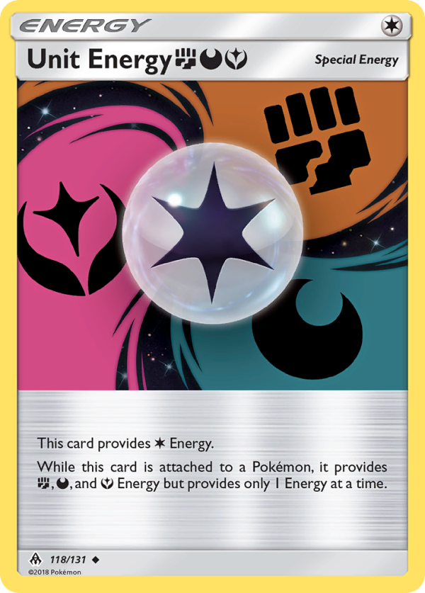 Unit Energy (118 131) (Fighting, Darkness, Fairy) [Sun & Moon: Forbidden Light] Online now