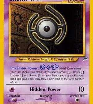 Unown [H] (28 105) [Neo Destiny Unlimited] on Sale