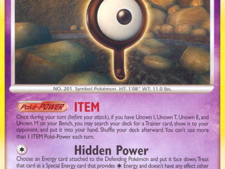 Unown I (37 123) [Diamond & Pearl: Mysterious Treasures] on Sale