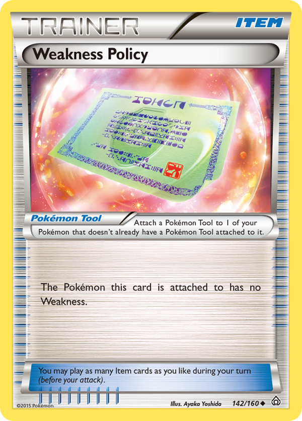 Weakness Policy (142 160) [XY: Primal Clash] For Cheap