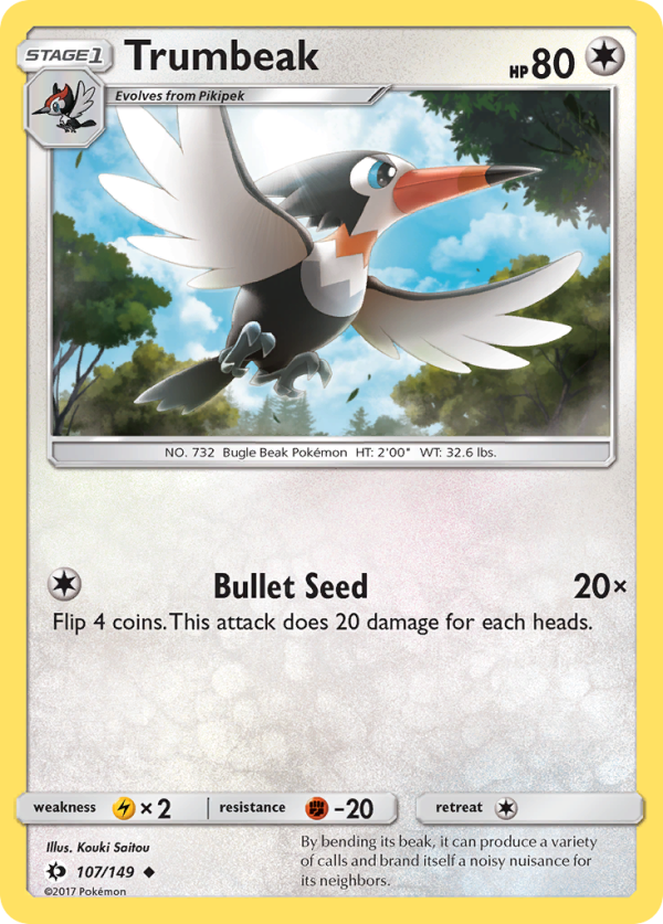 Trumbeak (107 149) [Sun & Moon: Base Set] For Sale