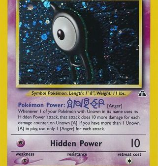 Unown [A] (14 75) [Neo Discovery Unlimited] For Sale