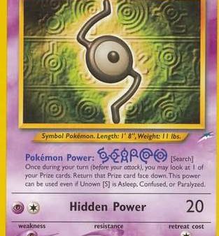 Unown [S] (87 105) [Neo Destiny Unlimited] Sale