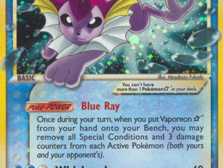 Vaporeon Star (102 108) [EX: Power Keepers] Discount