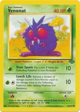 Venonat (63 64) [Jungle Unlimited] Online now