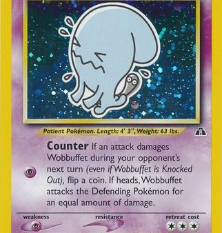 Wobbuffet (16 75) [Neo Discovery Unlimited] For Sale