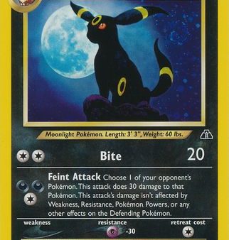 Umbreon (13 75) [Neo Discovery Unlimited] Online Sale