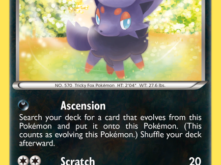 Zorua (89 113) [Black & White: Legendary Treasures] For Sale