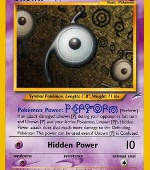 Unown [P] (58 105) [Neo Destiny Unlimited] Hot on Sale