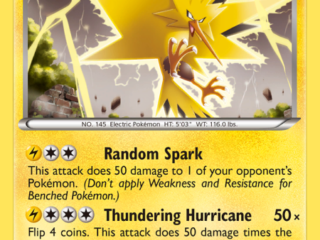 Zapdos (46 113) [Black & White: Legendary Treasures] Hot on Sale