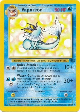 Vaporeon (28 64) [Jungle Unlimited] For Sale