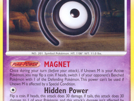 Unown M (66 123) [Diamond & Pearl: Mysterious Treasures] Hot on Sale